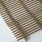 Architectural Flat Wire Mesh Crimped Woven Wire Mesh Brass Bronze Stainless Steel Woven Metal Decorative Mesh