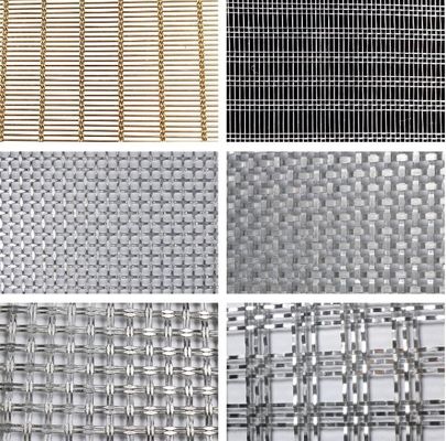 Stainless Steel Woven Facade Mesh for Architectural Decoration