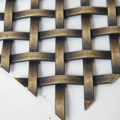 Stainless Steel Crimped Woven Wire Mesh Outdoor Metal Decorative Architectural Metal Facade Mesh