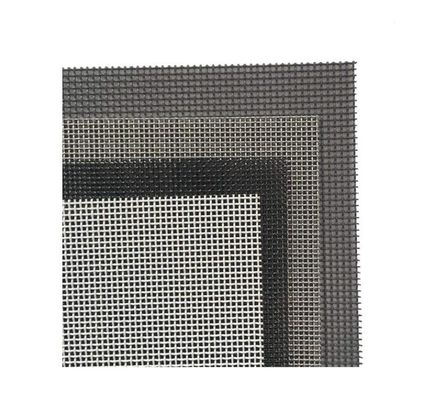 SS304 316 316L Marine Grade Anti Theft Black Coated Security Screen Mesh Stainless Steel Window Screen