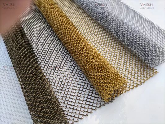 Architectural Decorative Aluminum Metal Shower Curtain For Hotle