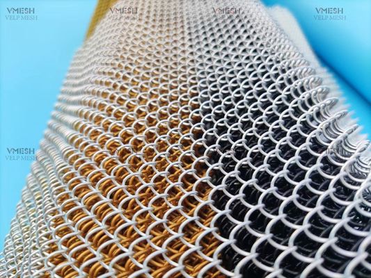 Decorative Wire Mesh Chain Link Curtain Screen Partition Weave Decorate Wire Mesh