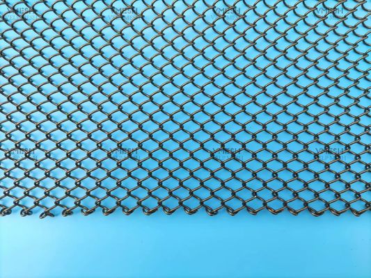 Decorative Wire Mesh Chain Link Curtain Screen Partition Weave Decorate Wire Mesh