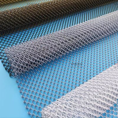 Chain Link Metal Mesh Room Divider Curtain With 6*6mm Mesh Size