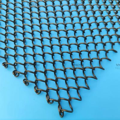 Metal Drapery Chain Mail Mesh Curtain Metal Coil Drapery Metal Mesh Curtain Mesh for Space Partition&Room Divider
