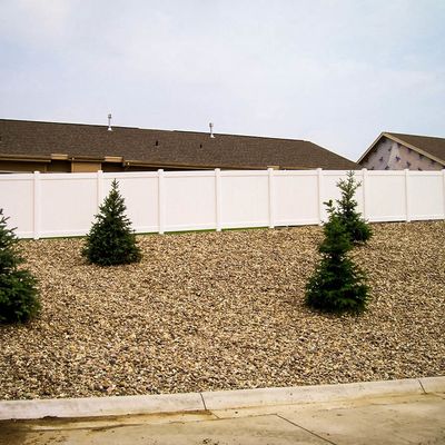 Easy Installation 6 Ft Vinyl Privacy Fence Panels Outdoor Backyard