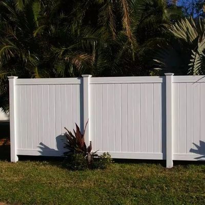 Cheap Vinyl PVC Plastic Privacy Fence With Posts For Home