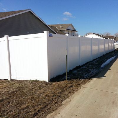 Virgin Material Panels And Poles 6ft H X8ft W Vinyl Pvc Plastic Privacy Fence