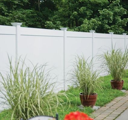 Easy Installation PVC Full Privacy Vinyl Yard Fence Panel