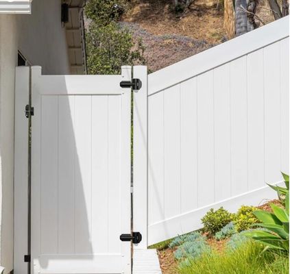 White Vinyl Fence For Backyard And Garden Privacy Needs