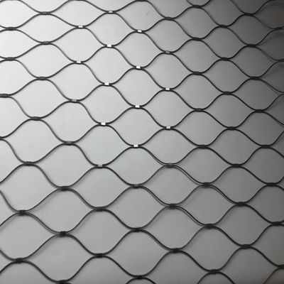 30*30mm Flexible Strong Stainless Steel Rope Mesh For Safety Fencing