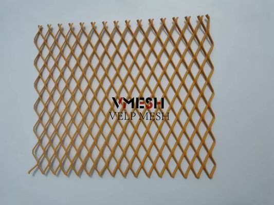 0.5mm Thickness Aluminum Expanded Metal Wire Mesh For Wall Panel