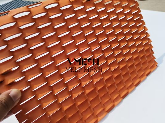 Decorative Aluminium Expanded Mesh Ceiling Facade Metal Mesh Metal Divider Sheet