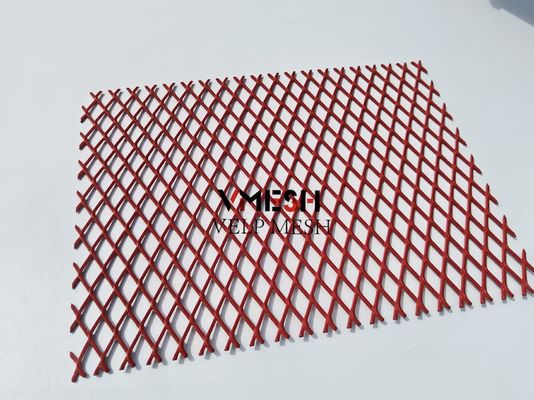 Architectural Facade Design Cladding PVDF Decorative Aluminum Expanded Mesh