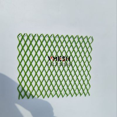 Customized Powder Coated Wall Cladding Expanded Metal Facade Mesh