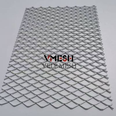 Decorative Archtectural Aluminium Plate Expanded Wire Mesh Standard Raised