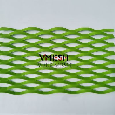 Small Hole Expanded Steel Mesh Diamond Shape Building Facade Decorative
