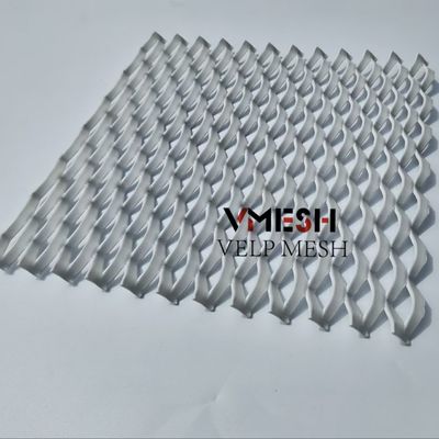 Small Hole Expanded Steel Mesh Diamond Shape Building Facade Decorative