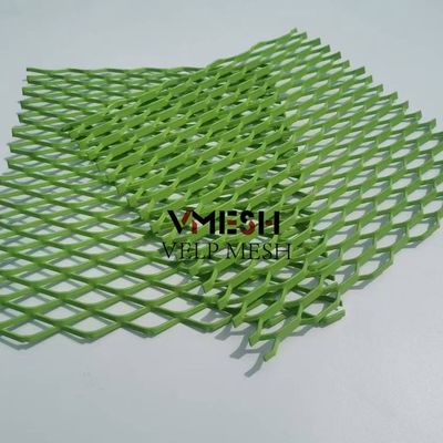 Small Hole Expanded Steel Mesh Diamond Shape Building Facade Decorative