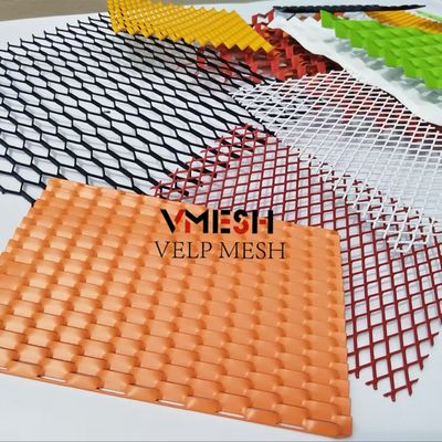Hexagonal Decorative Screen Metal Panel Aluminum Grid Wire Mesh