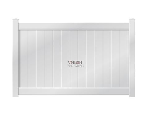 6 Feet*8Feet Square Post Affordable Vinyl Fencing For Backyards