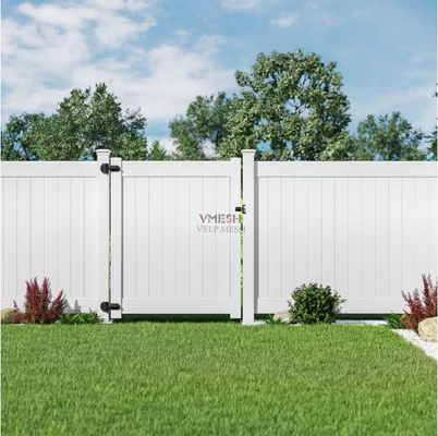 Outdoor 1.8m x 2.4m Vinyl Privacy Fence For Garden Pool House Villa