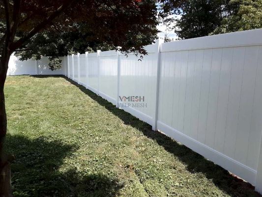 Heavy Duty 6*8 Feet Pvc Privacy Fence White Color