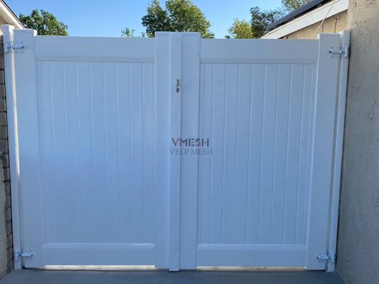 Easy Assemble Anti Ultraviolet White Pvc Privacy Fence Vinyl House Fence