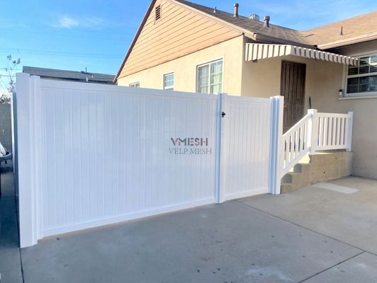 Solid Panel Plastic Garden Pool House Villa Picket 8 Vinyl Fence