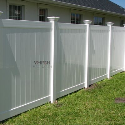Easy Assemble Anti Ultraviolet White Pvc Privacy Fence Vinyl House Fence