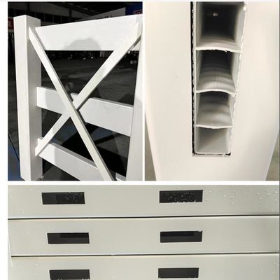 White Color 3rails 4 Rails Plastic Horse Fence Vinyl Farm Fence For Secure