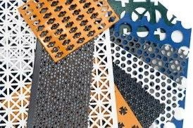Custom Design Round Triangle Hole Aluminum Stainless Steel Perforated Sheet For Decorative Mesh