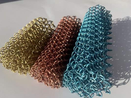 Aluminum Chain Link Decorative Curtain Architectural Wire Mesh