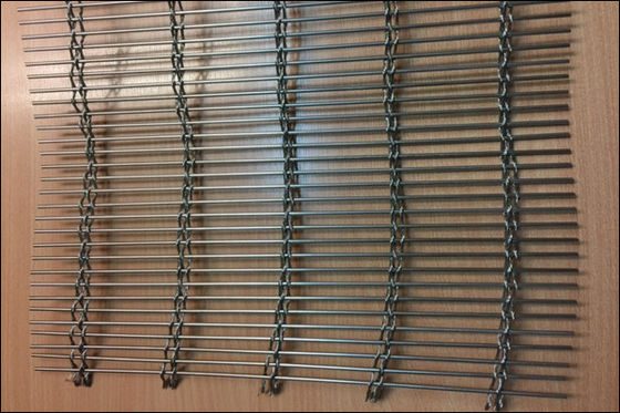 Customized Wire Diameter Powder Coated High Strength Stainless Steel Wire Mesh for Architectural Decoration