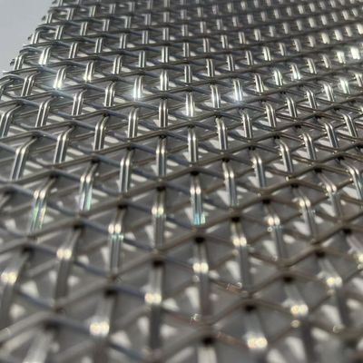 Stainless Steel 304 / 316 Woven Metal Mesh Architectural Mesh Screen