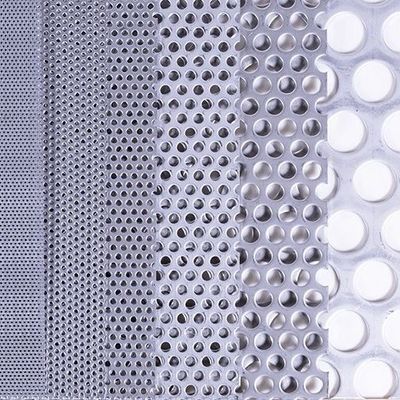 Custom Size Lightweight Decorative Round Hole Perforated Plate For Architecture