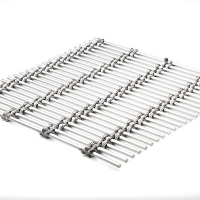 Stainless Steel Mesh Architectural Woven Wire Mesh For Facade Cladding