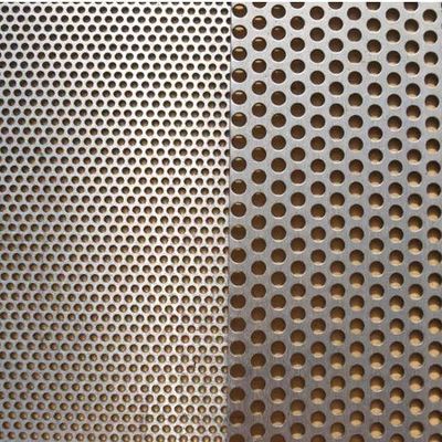 1.2mm Thick Aluminum Galvanized Steel Perforated Mesh For Drainage Systems