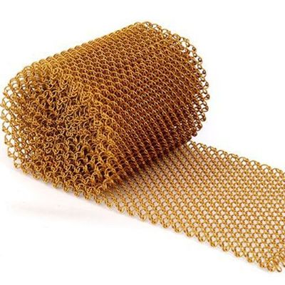 Aluminum Chain Link Decorative Curtain Architectural Wire Mesh