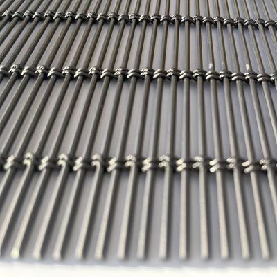 Exterior Wall Decorative Architectural Stainless Steel Cable Rod Metal Wire Mesh