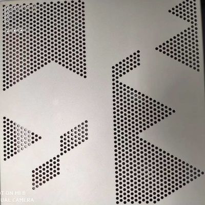 Custom Design Round Triangle Hole Aluminum Stainless Steel Perforated Sheet For Decorative Mesh