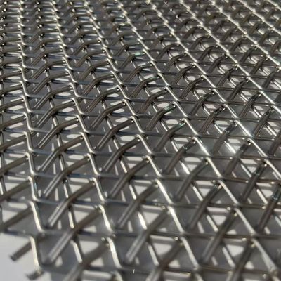 Customized Different Weaving Methods Stainless Steel Panel For Wall Decorative Mesh