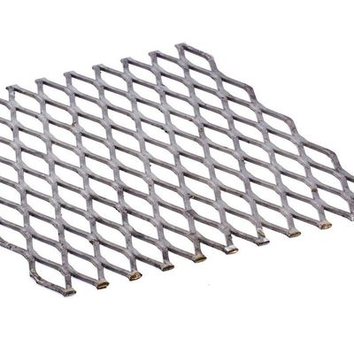 Heavy Duty Low Carbon Steel Flattened Standard Expanded Metal Mesh Panel