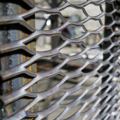 9 Gauge Flat Expanded Steel Mesh Sheet For Building Construction