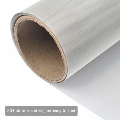 Stailess Steel 304 / 316 Woven Fine Wire Mesh 100 Mesh For Filtering