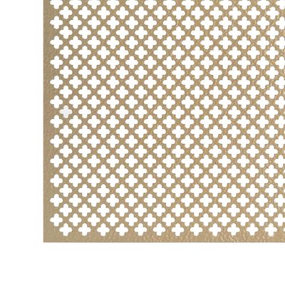 PVDF Coating Architectural Square Aluminum Perforated Panels Decorative Metal Perforated Sheet