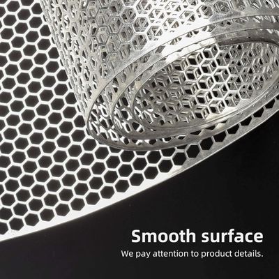 Powder Coated Aluminum Perforated Stainless Steel Honeycomb Mesh Roll