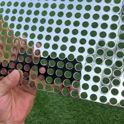 4*8ft Stainless Steel Straight Round Hole Pattern Perforated Sheet