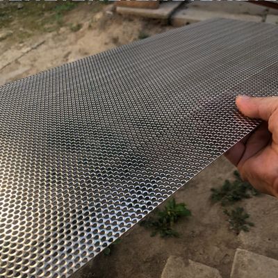 PVDF Coating Architectural Square Aluminum Perforated Panels Decorative Metal Perforated Sheet