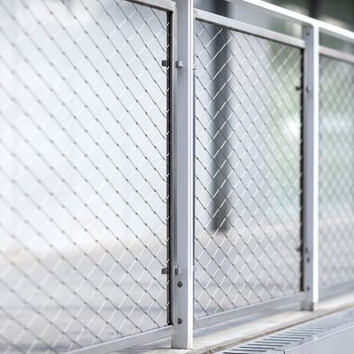 Stainless Steel Cable Mesh Safety Netting For Zoo Bridge